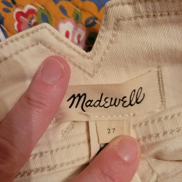 Madwell Denim High-Waist Midi Skirt in Vintage Canvas Wash - Western Edition - Picture 4 of 9